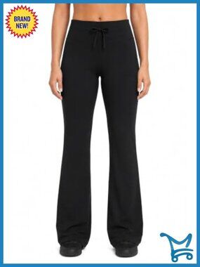 Sunzel Flare Yoga Pants High Waisted Drawstring Bootcut Leggings Womens